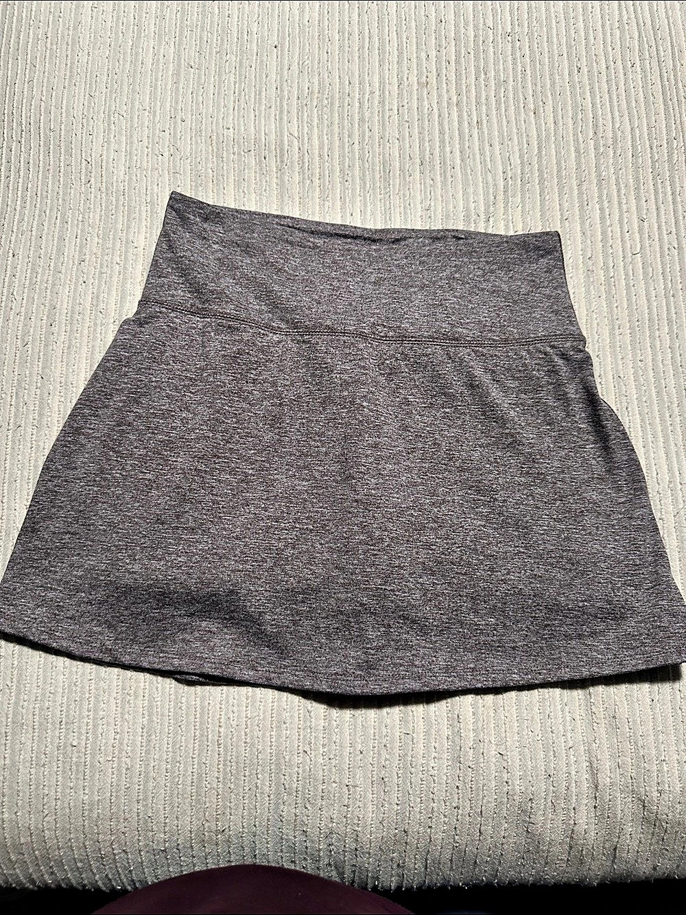 Zobha Saba Skort Athletic Mini Skirt Gray Small